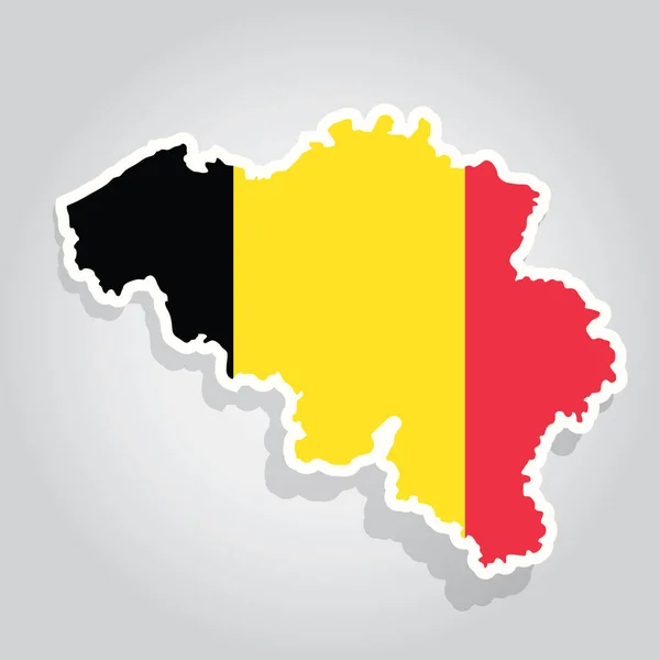 白色背景上的德国国旗 — 图库矢量图片