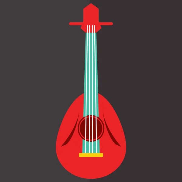 Vektor Illustration Gitarr — Stock vektor