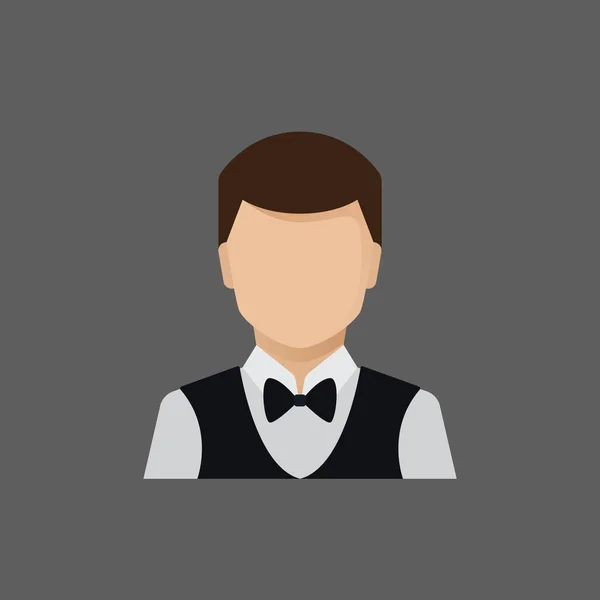 Businessman Avatar Icon Vector Illustration — Stock Vector