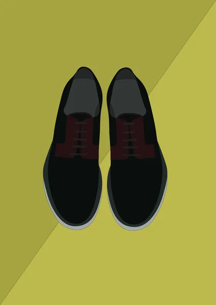 Zapatos Ilustración Vectorial Estilizada — Vector de stock