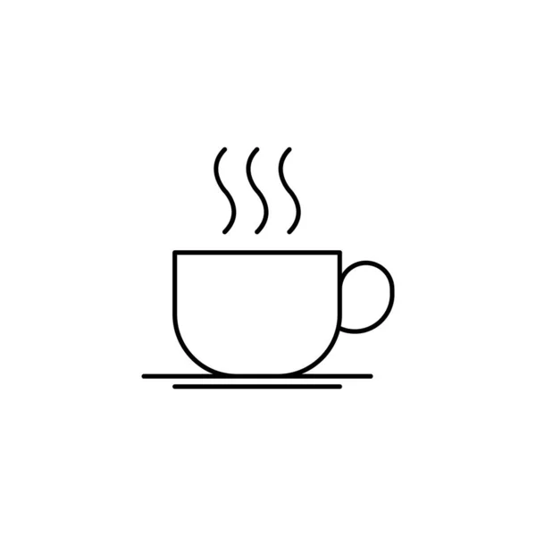 Tasse Kaffee Icon Vektor Illustration — Stockvektor