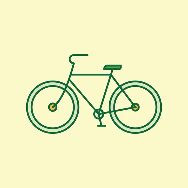 Icona Della Bicicletta Illustrazione Vettoriale — Vettoriale Stock
