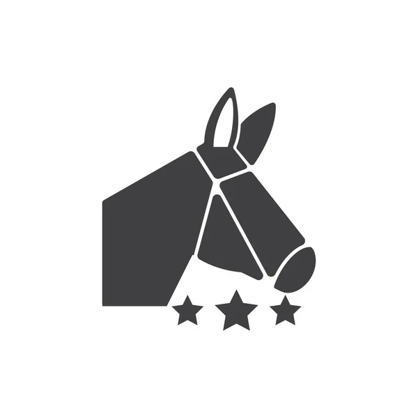 Pferd Symbol Flaches Symbol Vektorillustration — Stockvektor