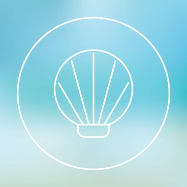 balon simgesi, vektör illüstrasyonu