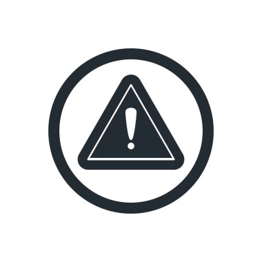 Dikkat işareti, vektör çizimi