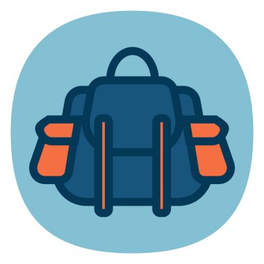 çizgi film uygulama simgesi, vektör illüstrasyonu