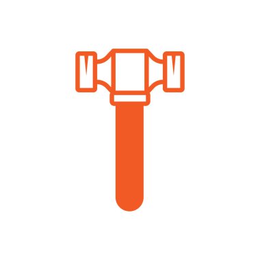 Çekiç simgesi, vektör çizimi