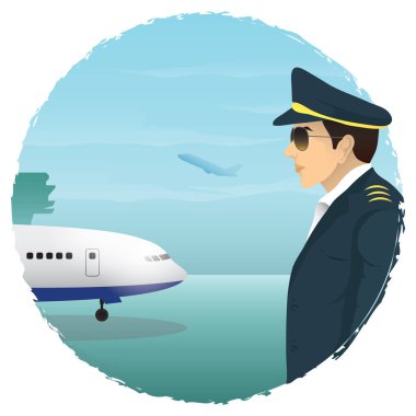 avatar karakter vektör illüstrasyon tasarımı