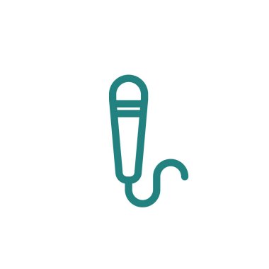 mikrofon vektör resimleme simgesi 