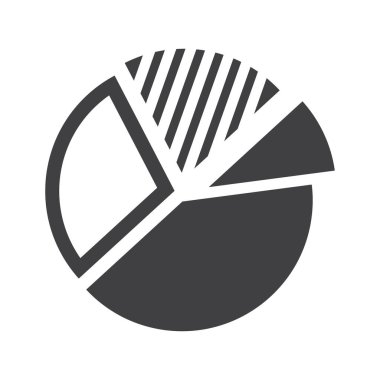 Turta yassı simgesi, vektör illüstrasyonu