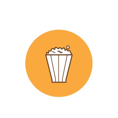 Yiyecek simgelerinin toplanması düz simge, vektör illüstrasyonu 