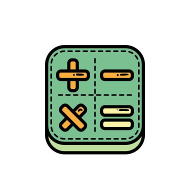 Vektör illüstrasyonu, simge ögesi arkaplanı