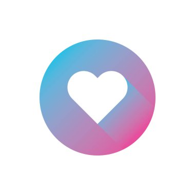 kalp ağı simgesi, vektör, illüstrasyon