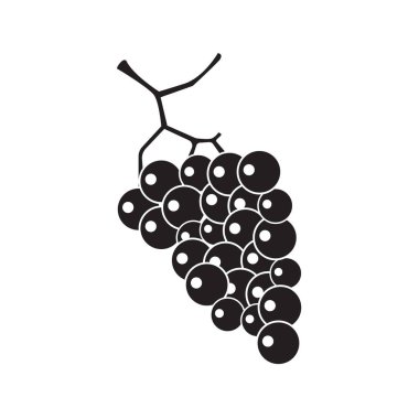 Üzümler, tasarım vektörü illüstrasyonu
