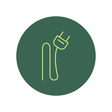 Çevre dostu simge, biçimlendirilmiş vektör illüstrasyonu