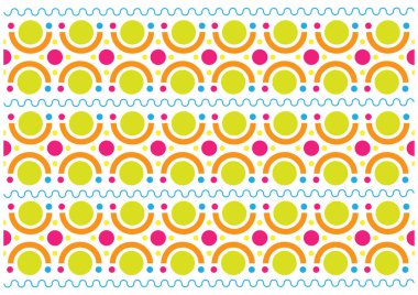 Çemberler ve noktalarla kusursuz desen