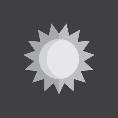 Güneş, tasarım vektörü illüstrasyonu