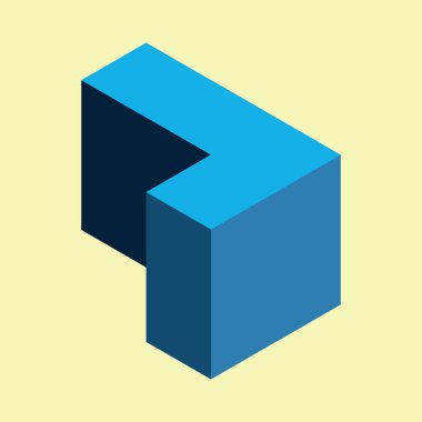 soyut simge, renkli vektör illüstrasyonu