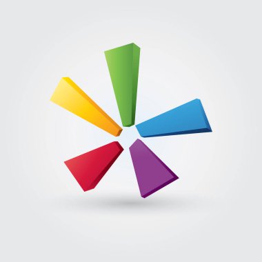 İş ve finans simgesinin vektör illüstrasyonu