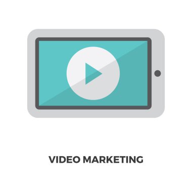 Modern akıllı telefonun düz tasarımı