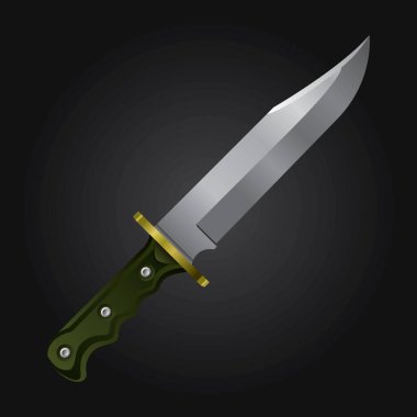 Av bıçağının vektör çizimi