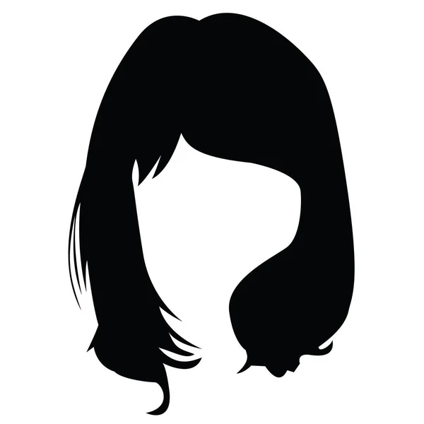 女性の髪のスタイル ベクトルイラスト — ストックベクタ