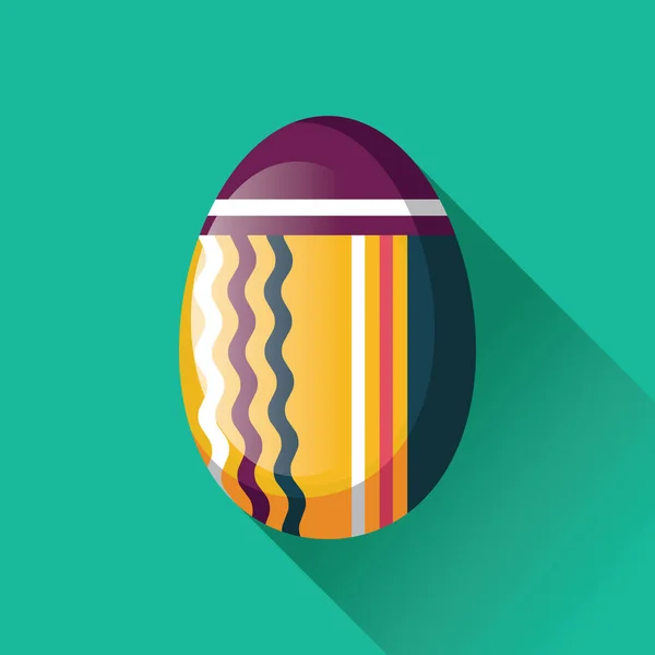 Easter Egg Design Vector Illustration — Stock Vector