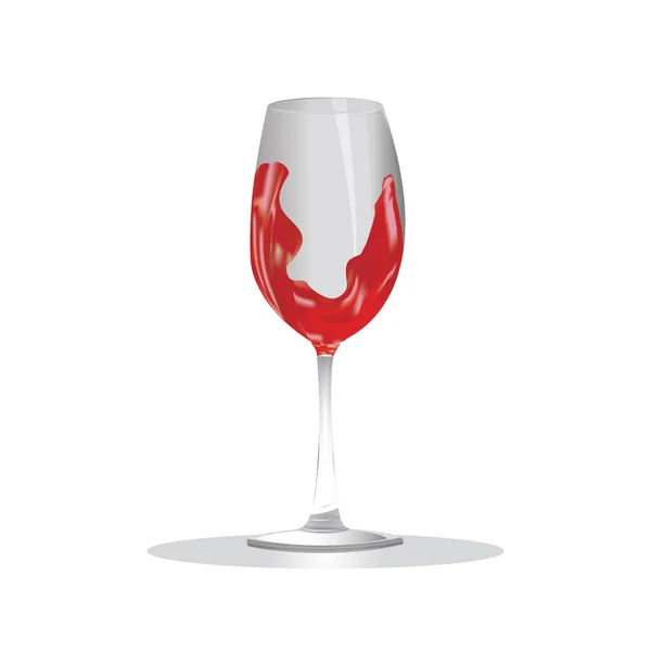 Wineglass Design Vector Illustration — Stock Vector