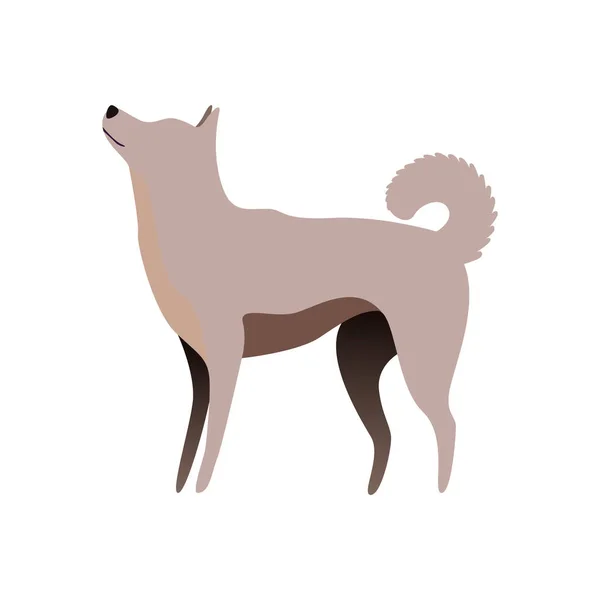 Значок Собаки Мультяшному Стилі Ізольований — стоковий вектор