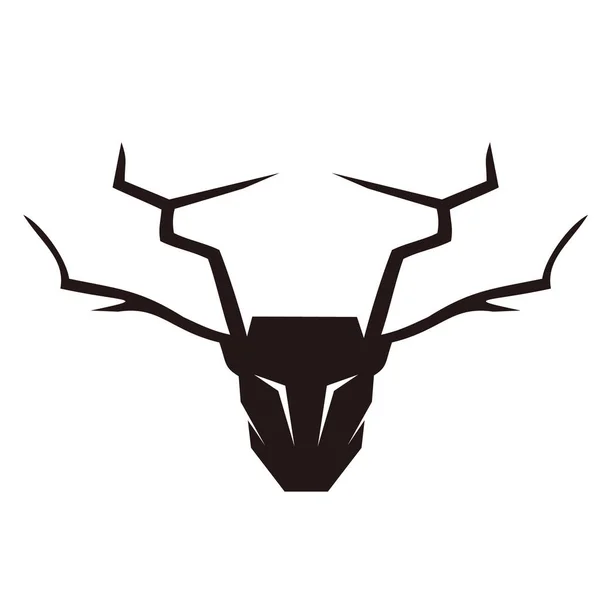 Reindeer Flat Icon Vector Illustration — Stock Vector
