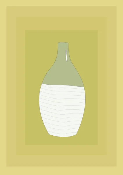 Vaso Disegno Vettoriale Illustrazione — Vettoriale Stock