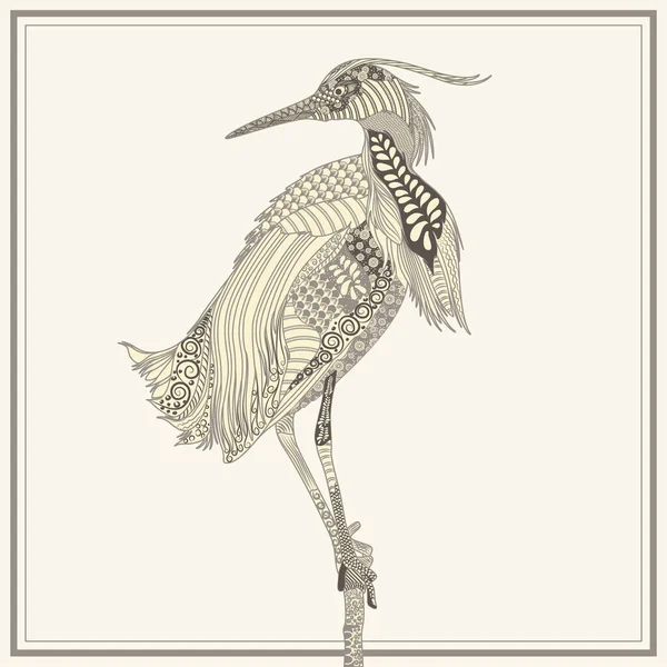 Vektorillustration Des Vogels — Stockvektor