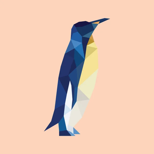 Illustration Vectorielle Stylisée Pingouin — Image vectorielle