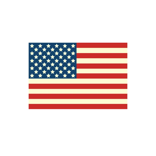 Usa Flaga Ilustracja Wektora — Wektor stockowy