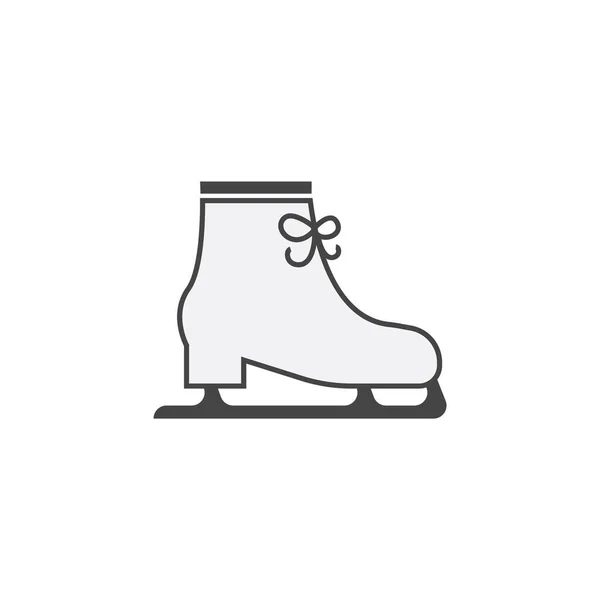 Icono Patines Ilustración Vectorial — Vector de stock