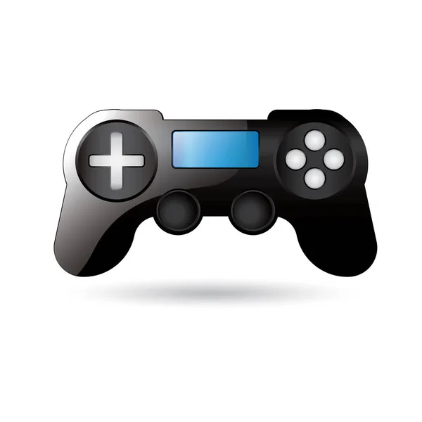 Juego Controlador Icono Vector Ilustración Diseño Gráfico — Vector de stock