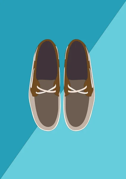 Shoes Design Vector Illustration — Stock Vector