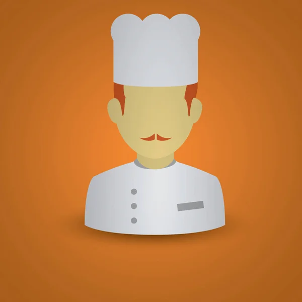 Illustration Vectorielle Personnage Cuisinier — Image vectorielle