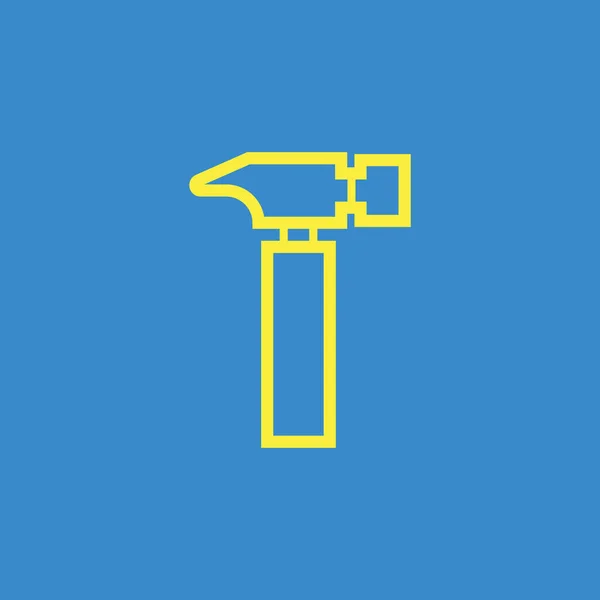 Hammer Symbol Vektor Illustration — Stockvektor