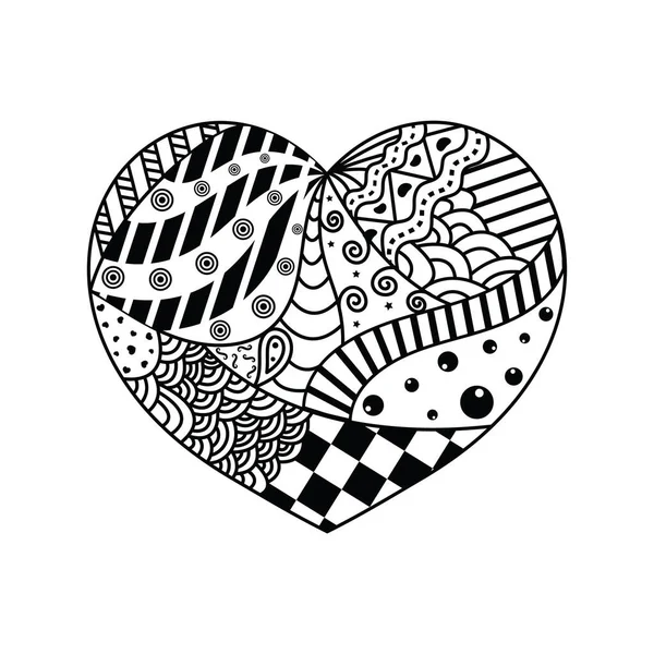 Modèle Carte Voeux Saint Valentin Illustration Vectorielle Colorée — Image vectorielle