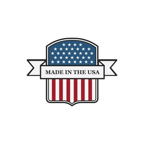 Wykonane Usa Odznaki — Wektor stockowy