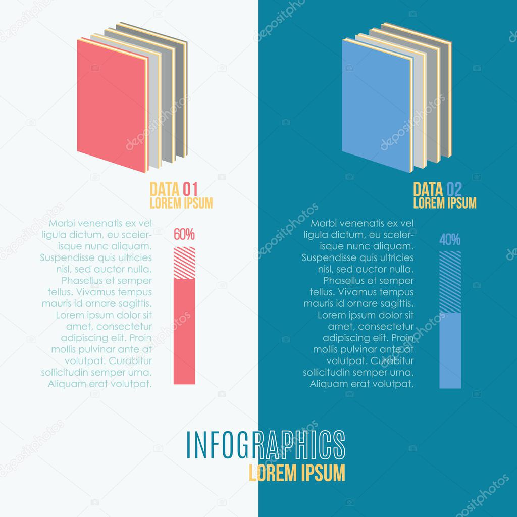 infographics, stylized vector illustration