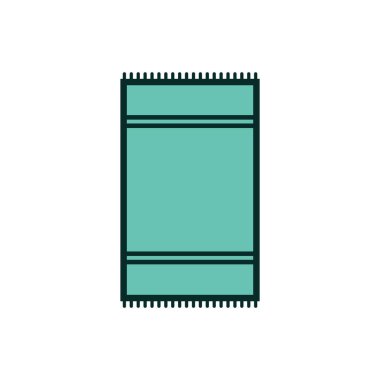 Çöp Torbası ikonu vektör illüstrasyon grafik tasarımı