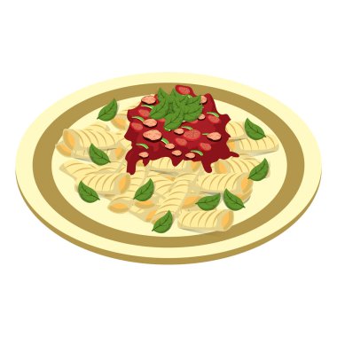 Mantarlı pizzanın vektör çizimi