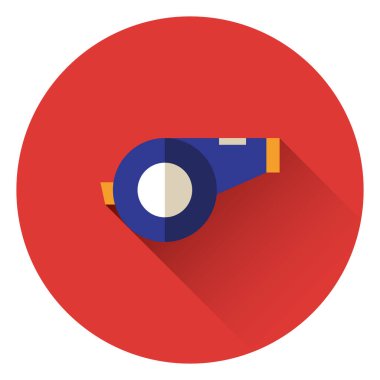 ıslık simgesi, modern vektör illüstrasyonu