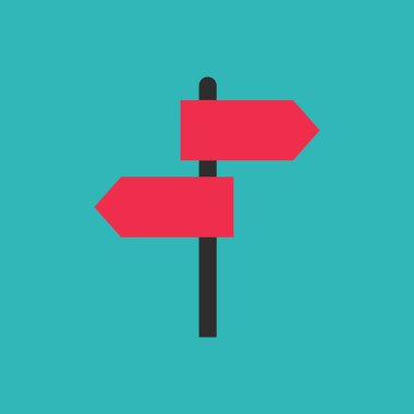 işaret çubuğu simgesi, vektör illüstrasyonu