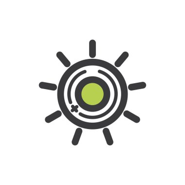 Basit modern tasarımın vektör çizimi