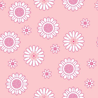 Çiçekler ve kelebeklerle kusursuz desen