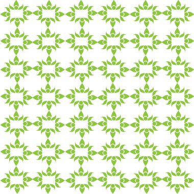 Yeşil arkaplan ile pürüzsüz desen