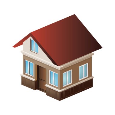 ev, tasarım vektör illüstrasyonu